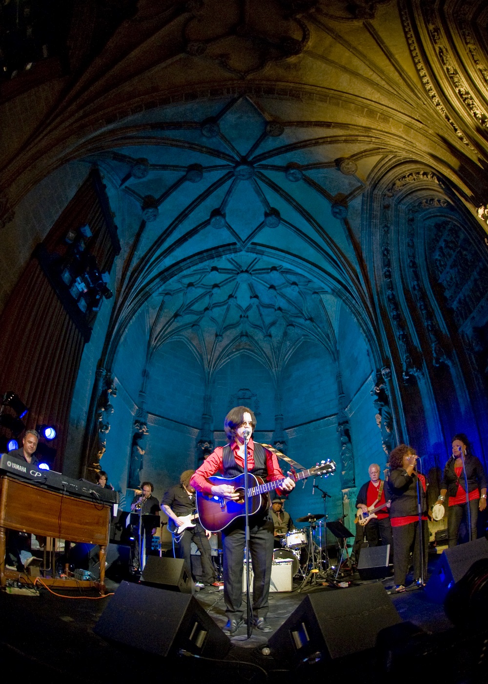 Mike Farris, en la catedral de Vitoria