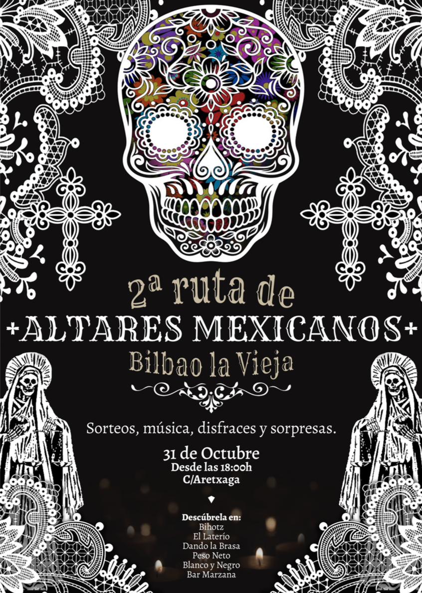 2ª ruta de altares mexicanos en Bilbao la Vieja (2018)