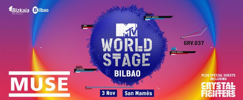Muse, en los premios MTV en Bilbai