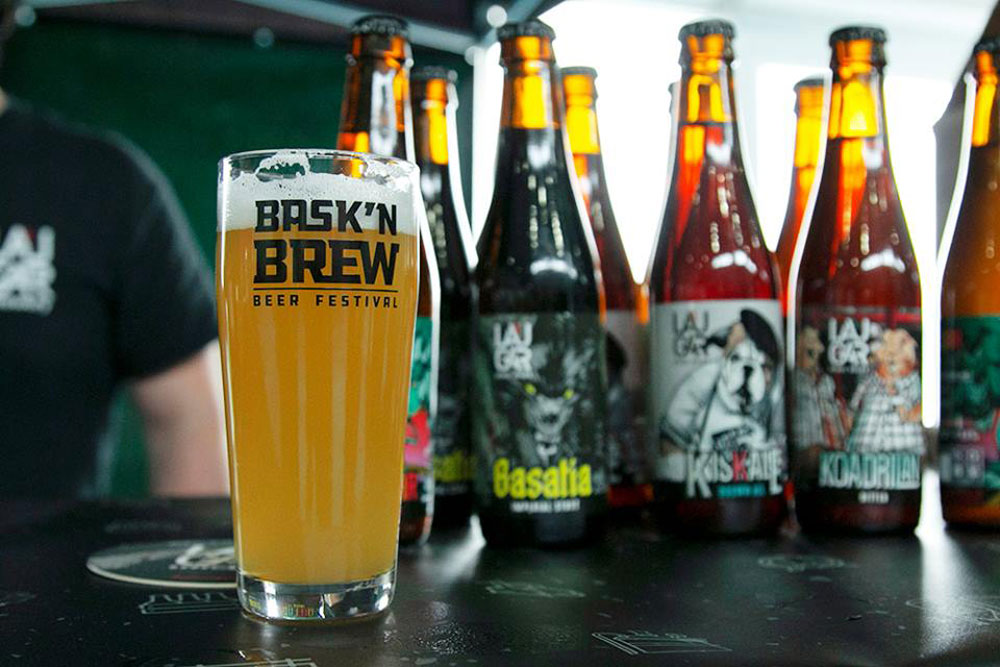 Cervezas en la feria Bask'n Brew 2018