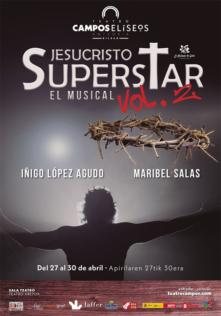 Cartel de esta nueva producción de "Jesucristo Superstar"