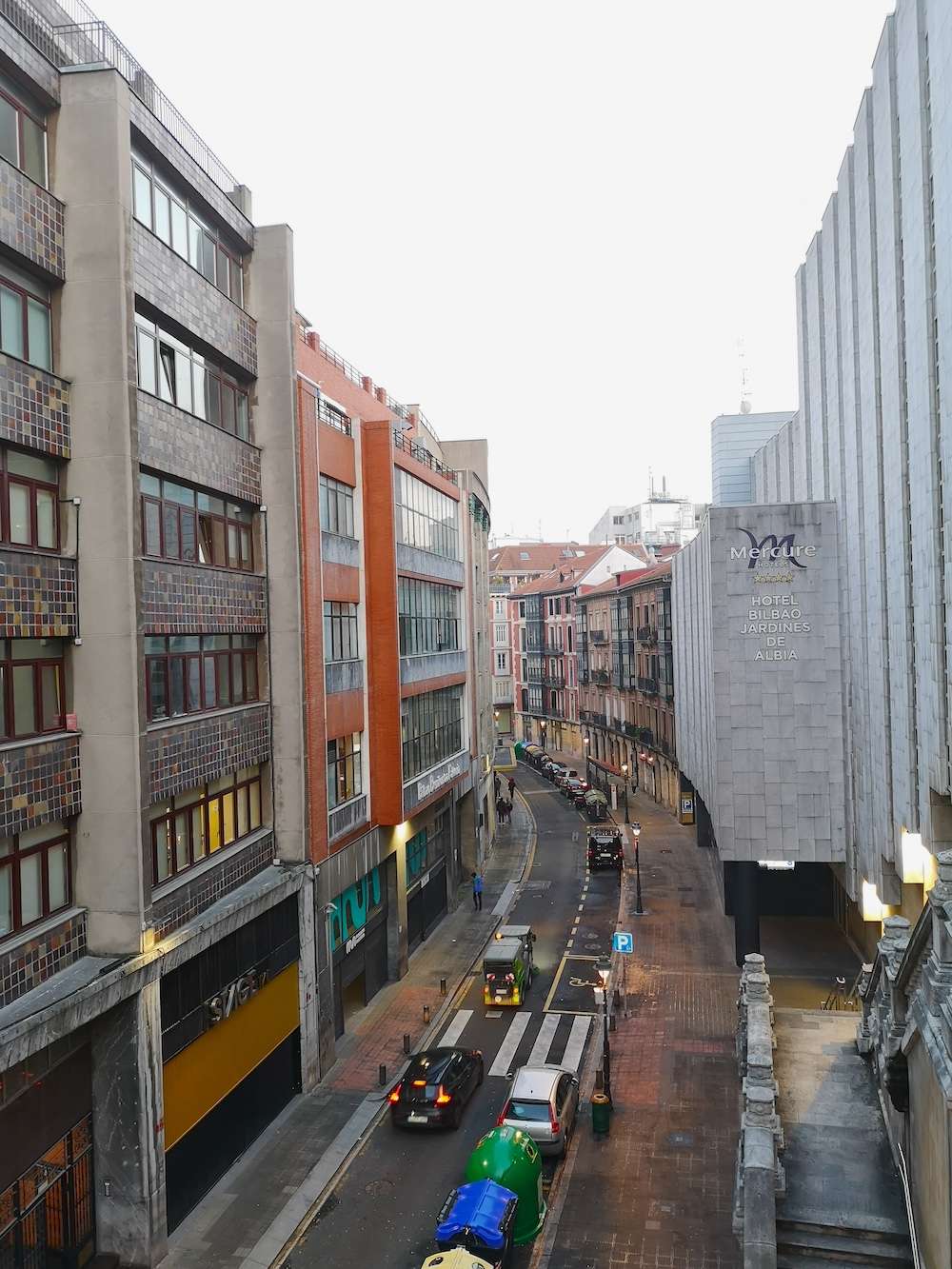 La calle Uribitarte de Bilbao